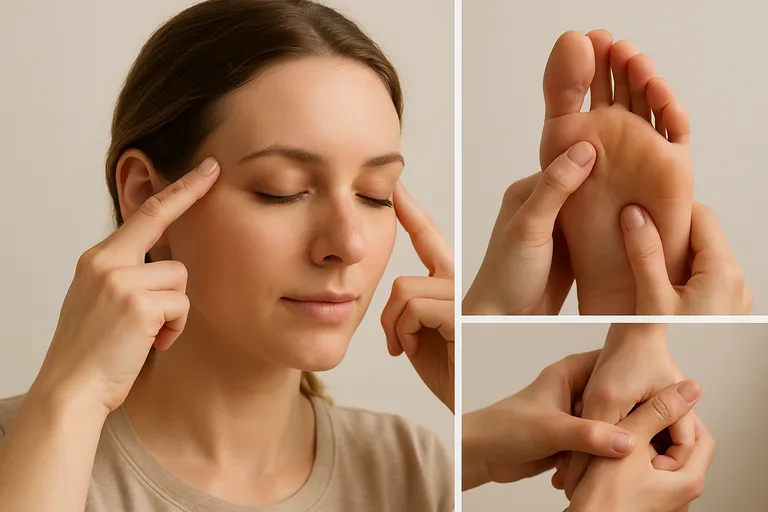 Belangrijkste hoofdpijn drukpunten en locaties