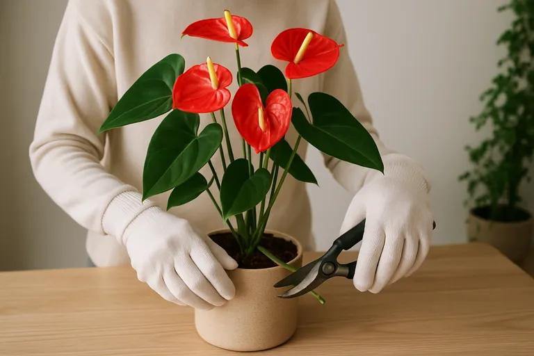Veilig omgaan met anthurium in huis