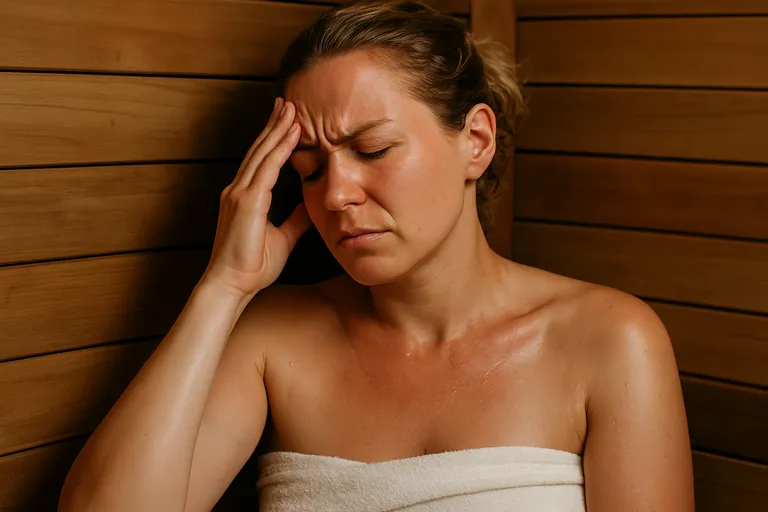 Waarom krijg je hoofdpijn na de sauna