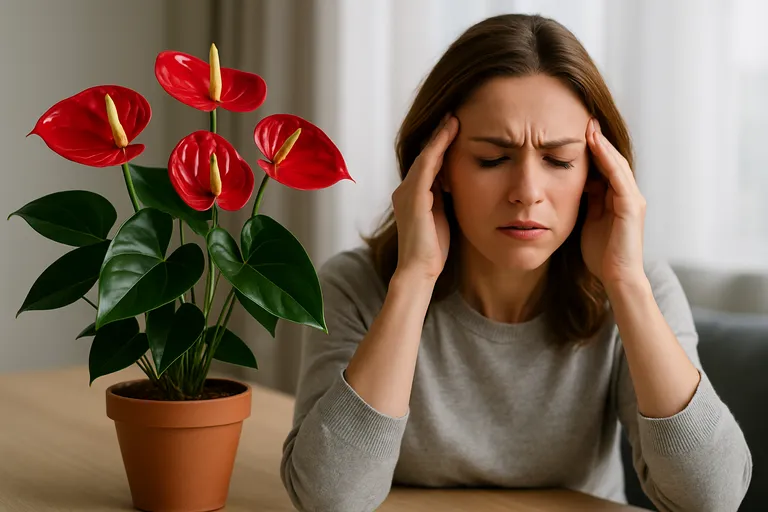 Wat is de link tussen anthurium en hoofdpijn