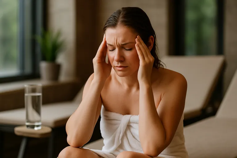 Wat te doen bij hoofdpijn na de sauna