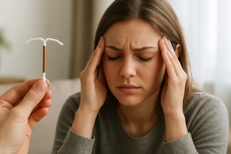 Hoofdpijn door spiraal: oorzaken en werking